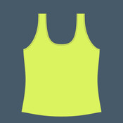 womens loose fit athletic vest uni