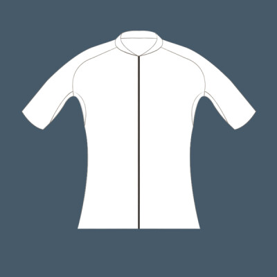 Women Aerofit Cycling Shirt Sloping Neck tot front
